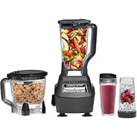 Ninja Blender, Mega Kitchen System, 1500W, 4 Functions for Smoothies, Processing, Dough, Drinks & More, with 72 Blender Pitcher, 64 Processor Bowl, 2 Nutri Cups + Lids, Black, BL770